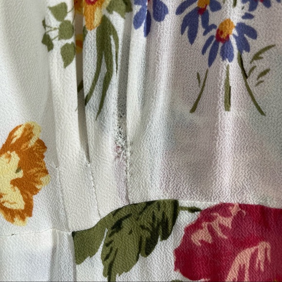 Reformation White Floral Vneck Maxi Dress - Picture 9 of 13